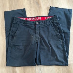 Mens Under Armour Chino utility pants blue 36 x 32